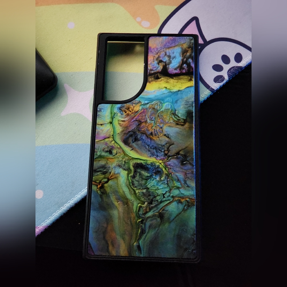 💜SOLD💜 S22 ultra carved Resin Case